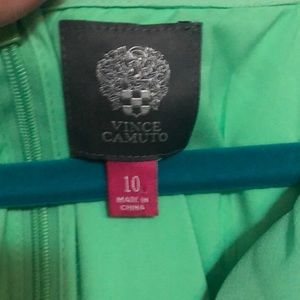 Vince Camuto long seafoam green dress